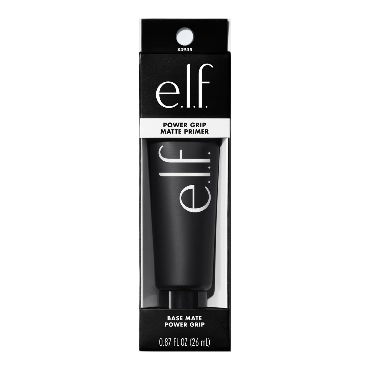 e.l.f. primer beside a coin showing size and travel-friendly scale benefit