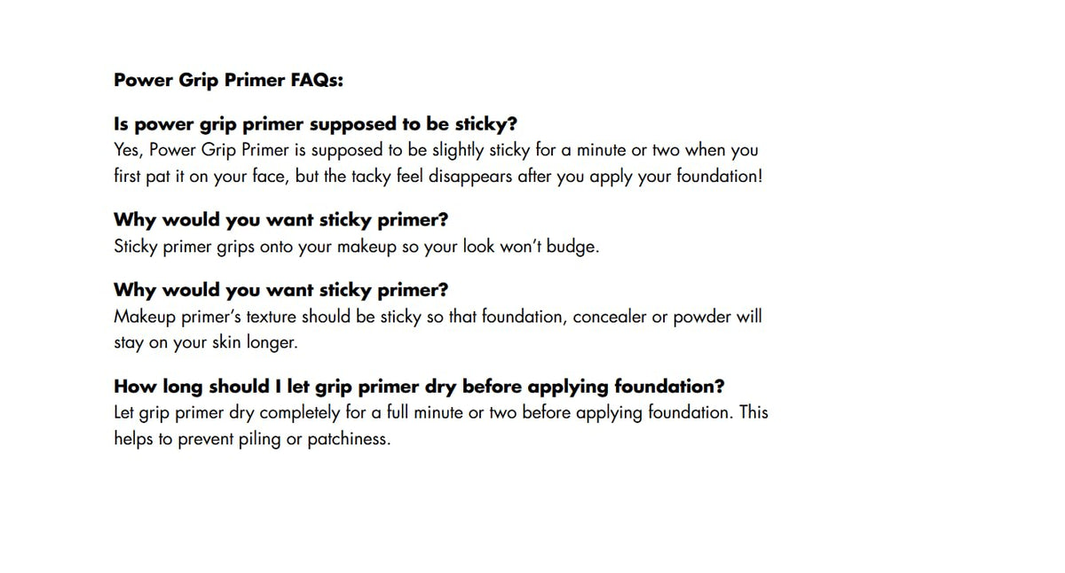 e.l.f. Power Grip Primer used under foundation illustrating smoother makeup application