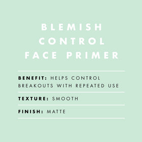e.l.f. applying primer to t-zone to control oil and create even canvas
