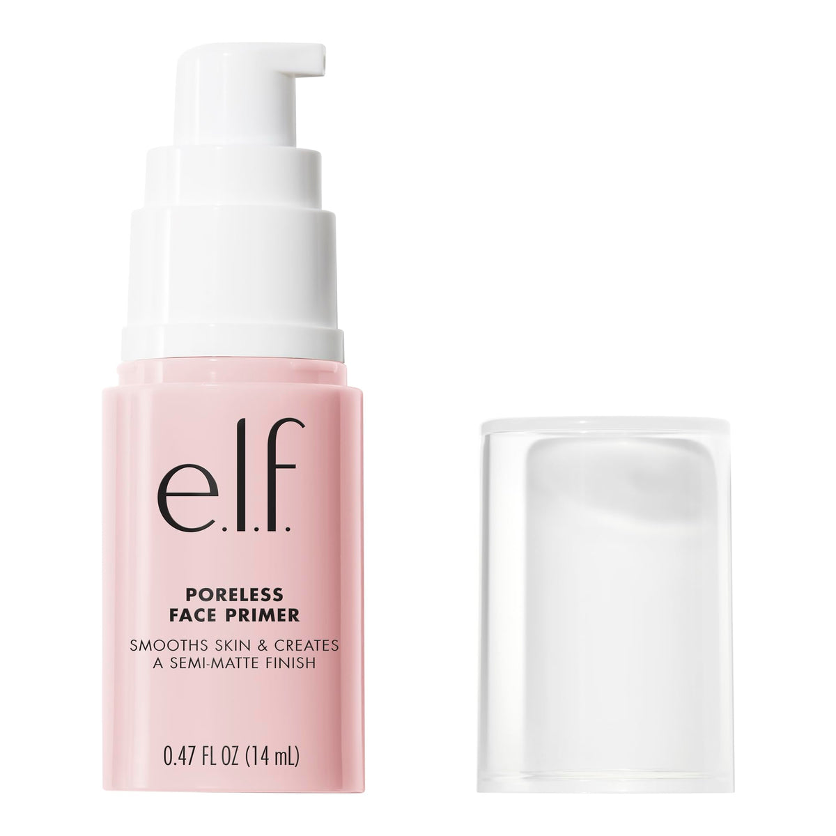 e.l.f. product label and ingredients panel highlighting tea tree and vitamins benefit