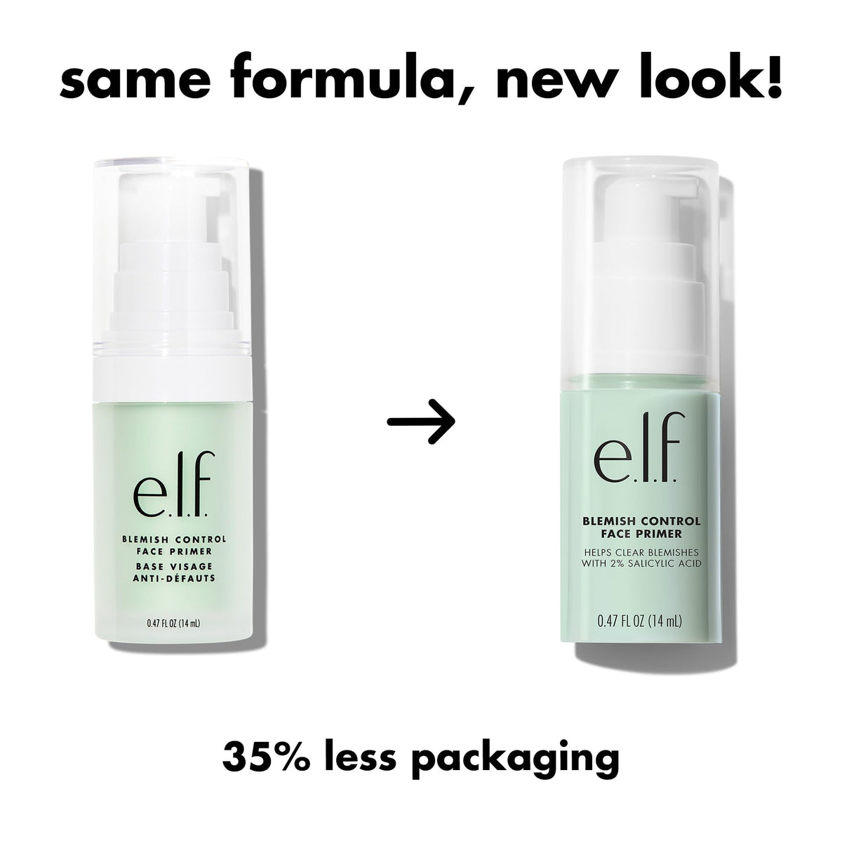 e.l.f. primer texture on hand showing lightweight matte finish and smooth feel