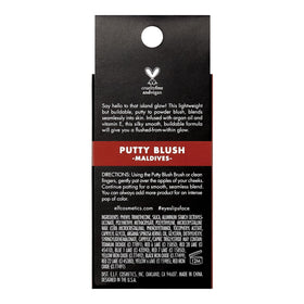 e.l.f. open compact with visible label and ingredient hints for travel convenience