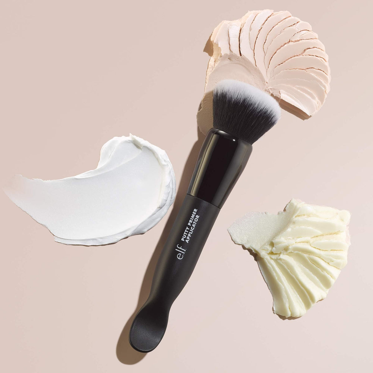 e.l.f. dense synthetic bristles detail for smooth blending benefit