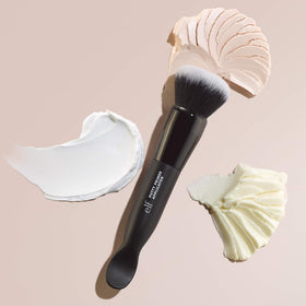 e.l.f. dense synthetic bristles detail for smooth blending benefit