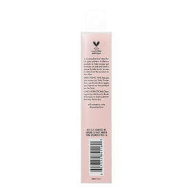 e.l.f. applicator on vanity conveying vegan cruelty-free beauty choice