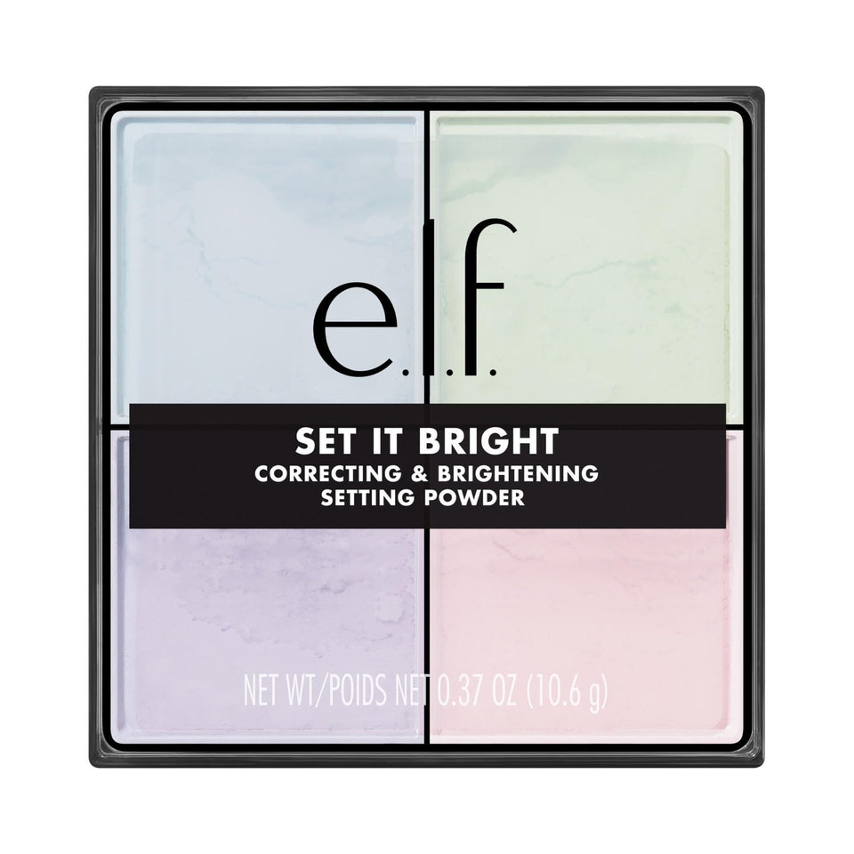 e.l.f. front-closed compact showing sleek packaging and travel convenience