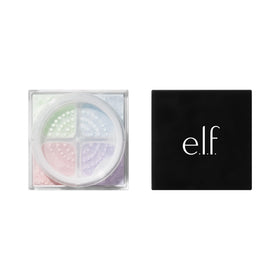 e.l.f. powder inside makeup bag showing everyday carry and quick fixes