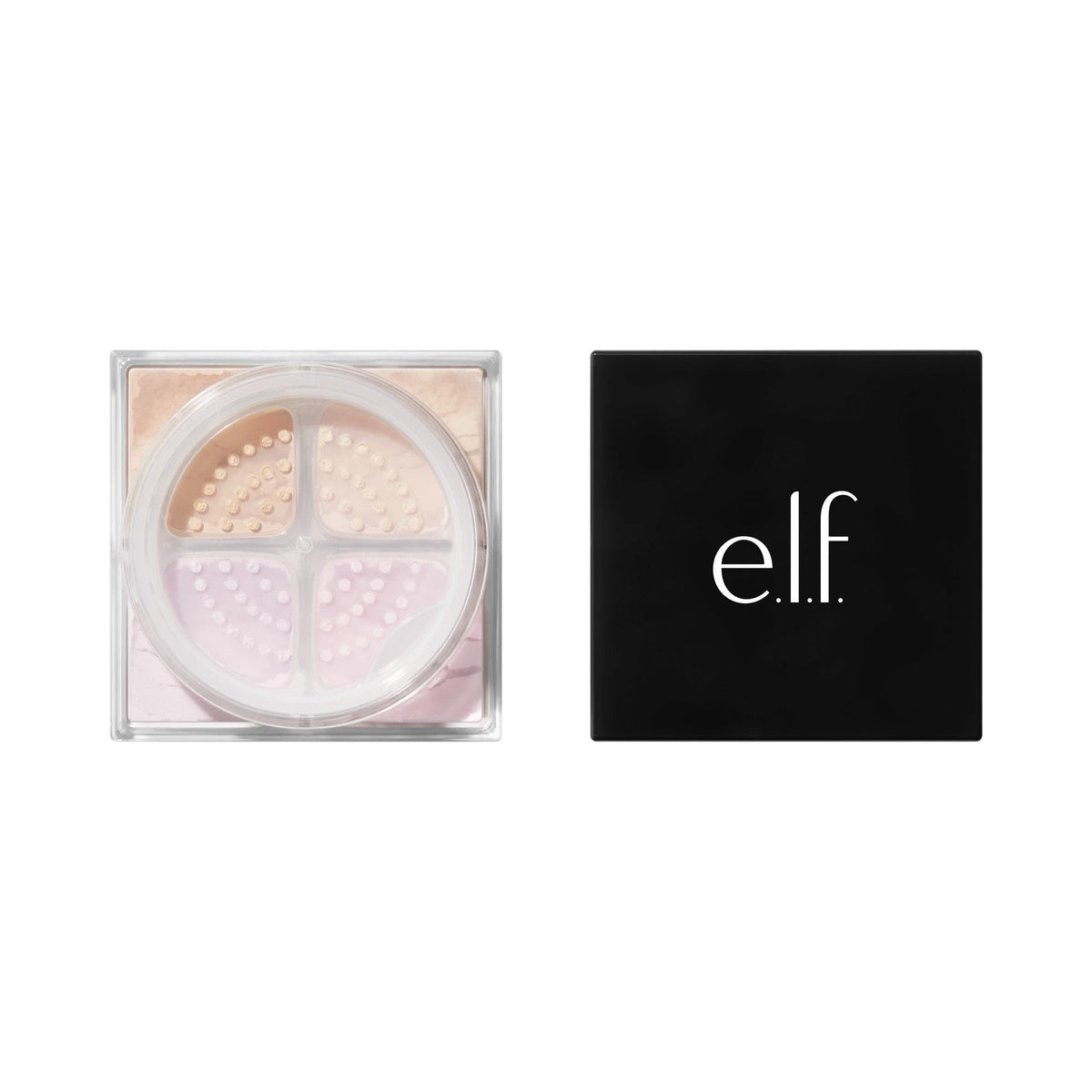 e.l.f. Set it Bright in a toiletry bag lifestyle image shows everyday portability
