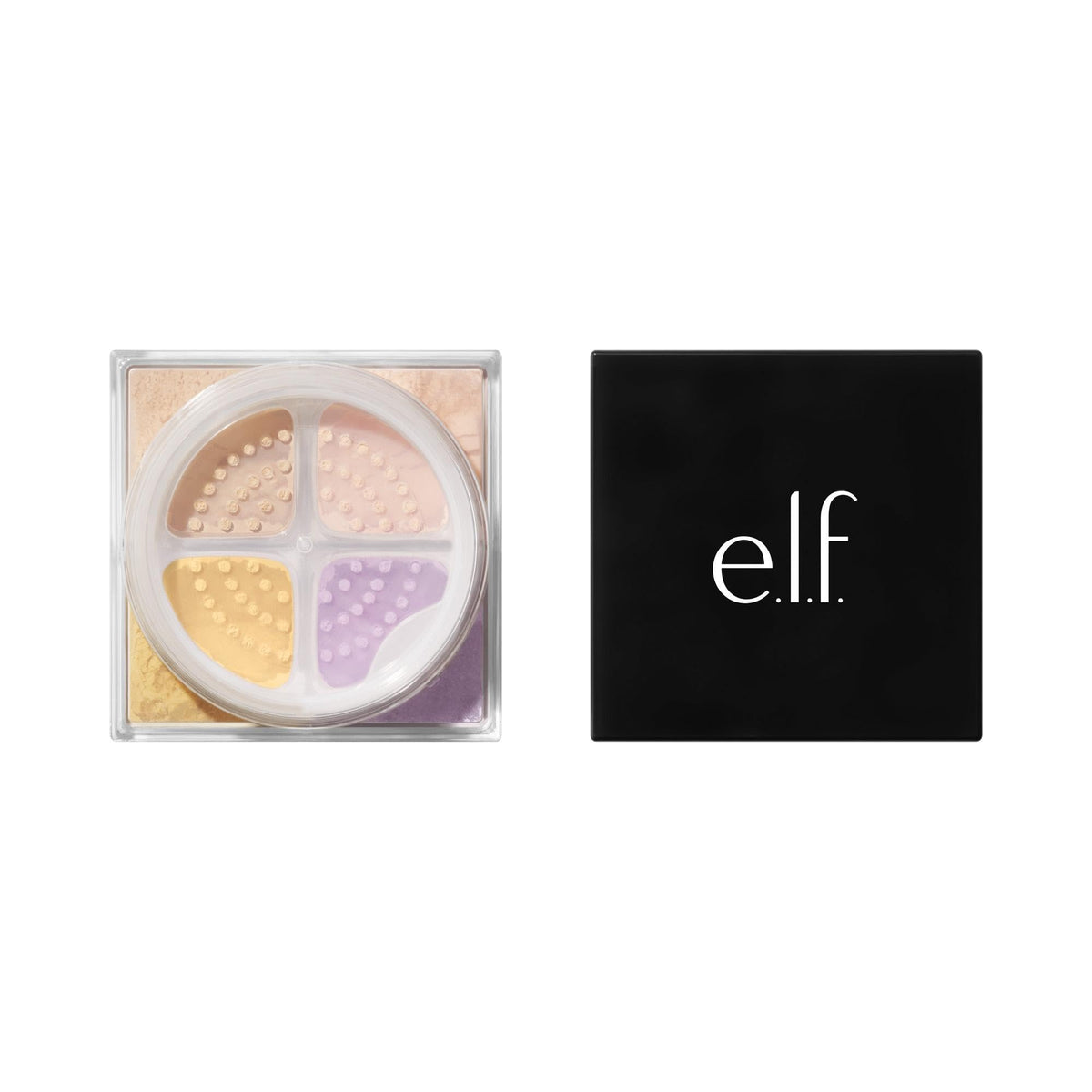 e.l.f. lifestyle shot in a makeup bag for on-the-go touch-ups and practical use