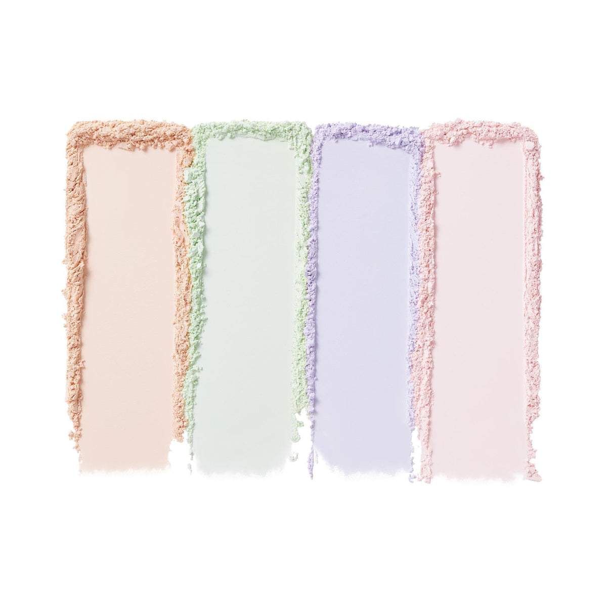 e.l.f. brush swirled in quad to show blended application for soft-matte radiance
