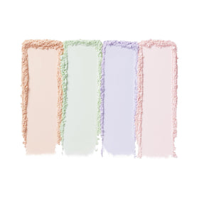 e.l.f. brush swirled in quad to show blended application for soft-matte radiance