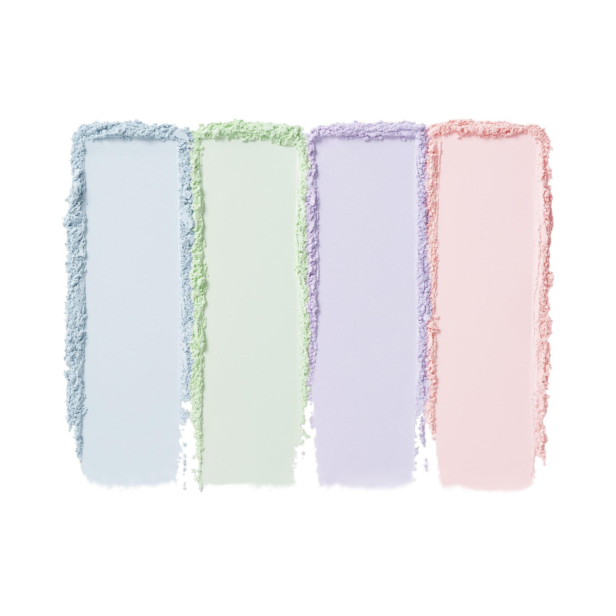 e.l.f. brush applying powder showing feathered, natural application