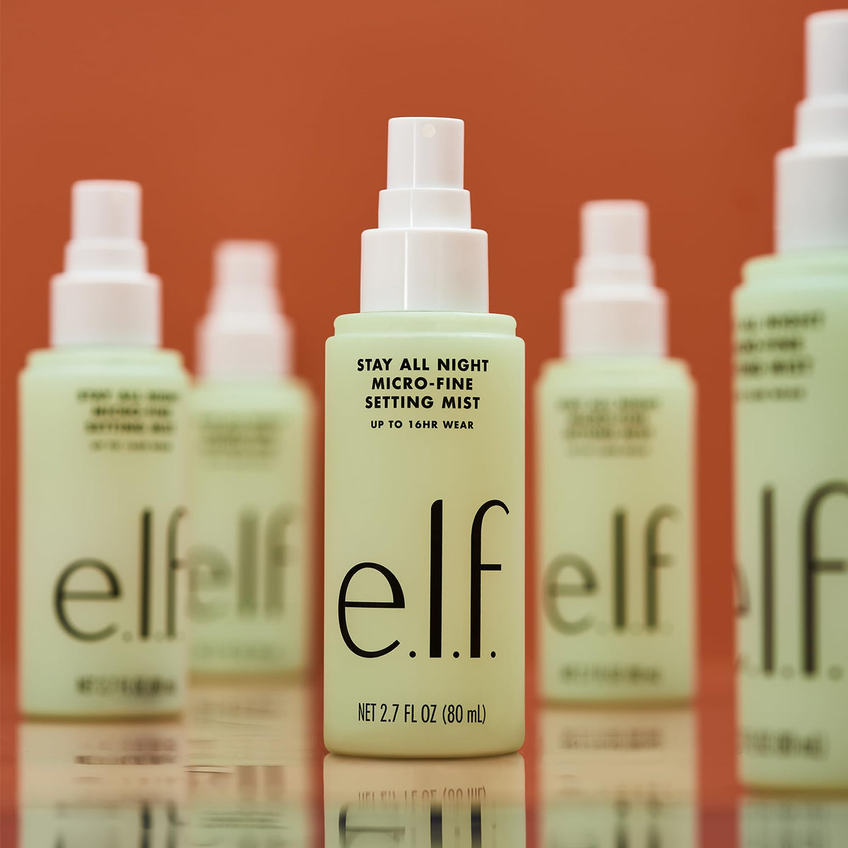 e.l.f. bottle held in hand for scale indicating travel-friendly size benefit