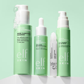 e.l.f. SKIN ingredient label close-up highlighting salicylic acid