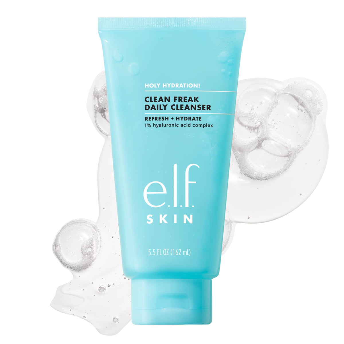 e.l.f. SKIN front packaging showing bottle and branding, highlights hydration benefit