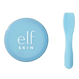 e.l.f. SKIN lip mask applied on lips demonstrating immediate smoothing and sheen