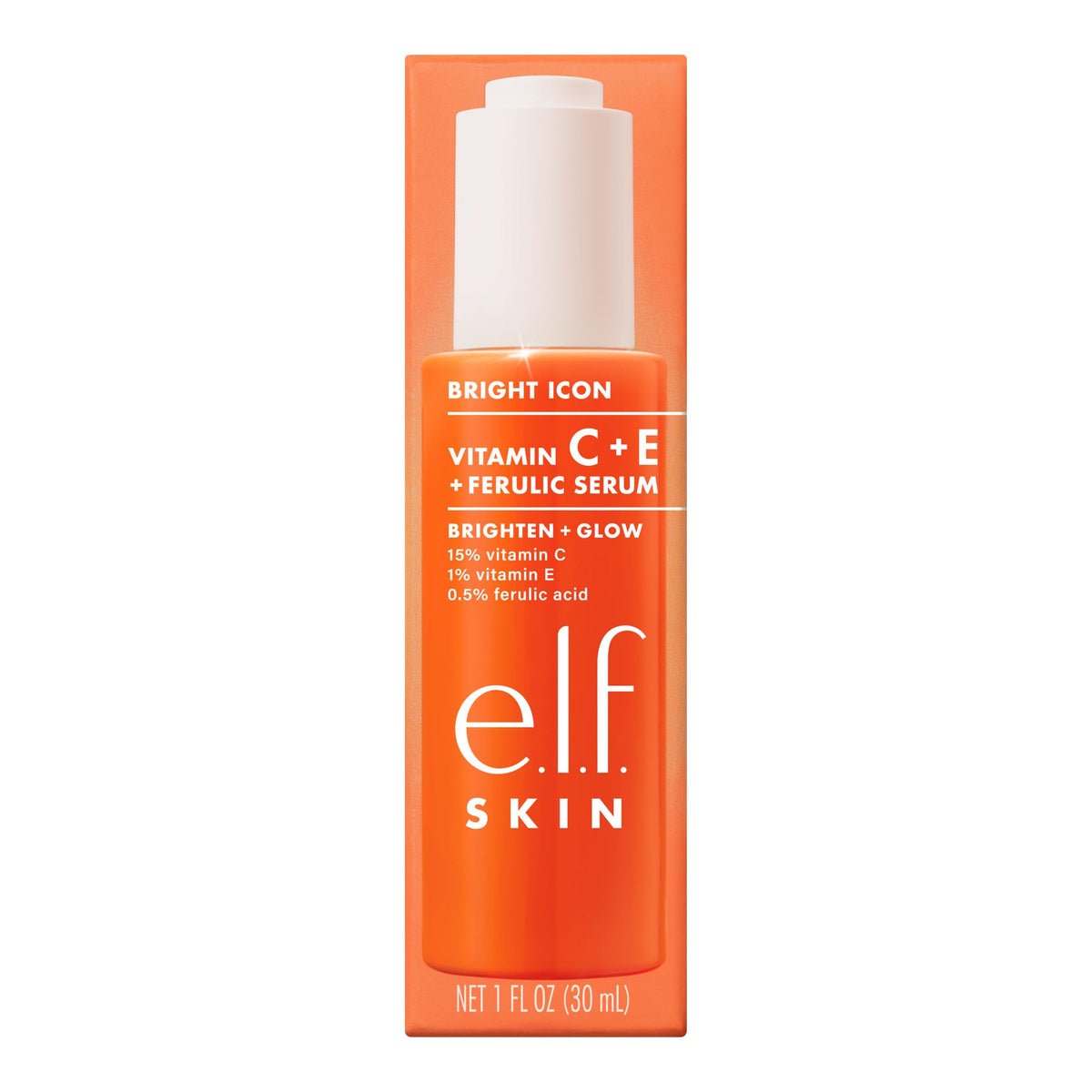 e.l.f. serum in morning routine setting, implies daily use and radiant-skin benefit