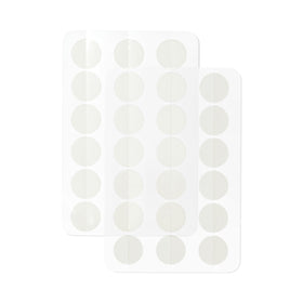 e.l.f. SKIN patch beside fingers showing size and easy application benefit