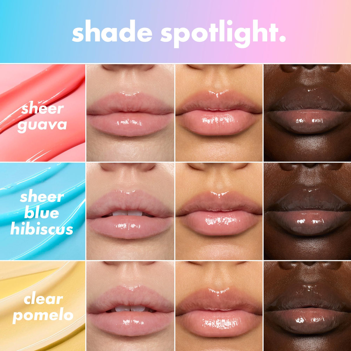 e.l.f. close-up texture showing glossy sheen and cushiony moisturizing feel