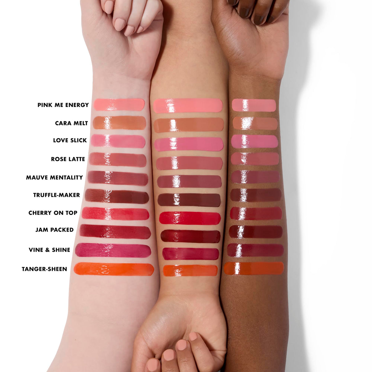 e.l.f. Slipstick lifestyle daytime look showing subtle shine for everyday wear