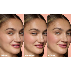 e.l.f. close-up of creamy texture illustrating smooth, melt-into-skin finish
