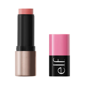 e.l.f. front view of blush stick showing compact packaging and convenience