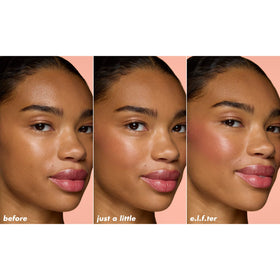 e.l.f. blush stick applied to arm showing even coverage and natural glow