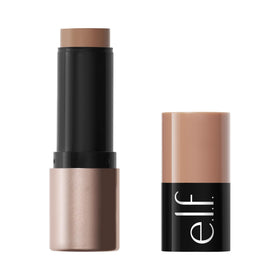 e.l.f. Soft Glam stick front view showing sleek packaging and twist-up cap for convenience
