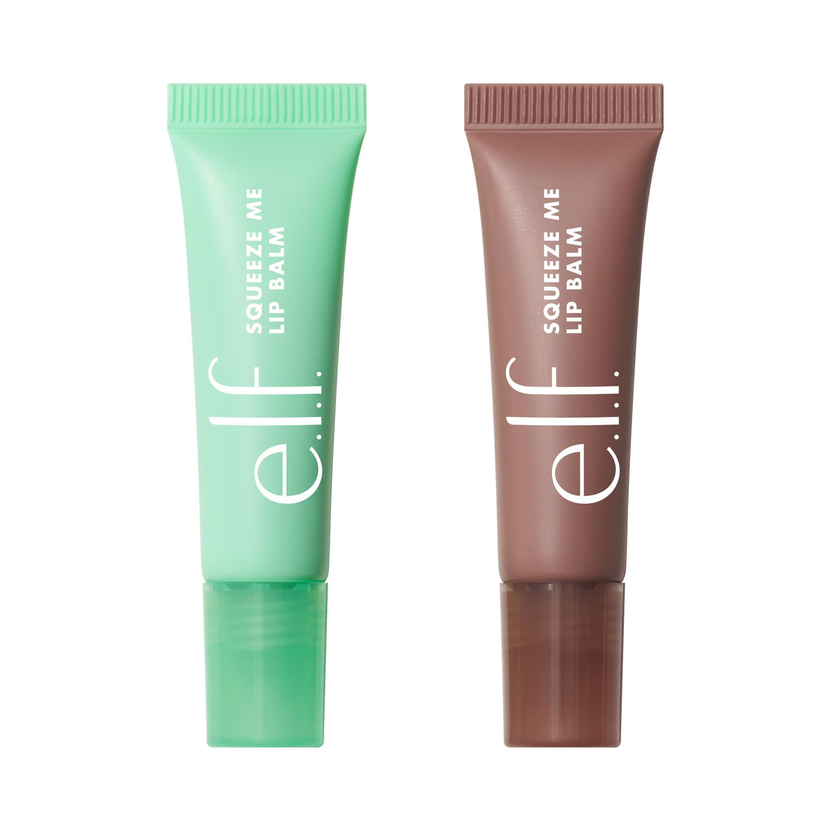 e.l.f. balm tubes in hand demonstrating pocket-sized convenience for travel