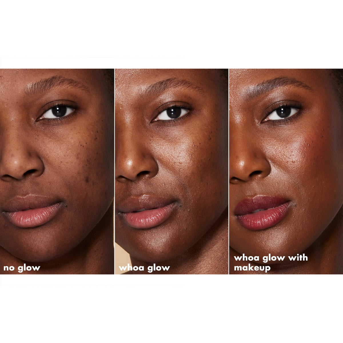 e.l.f. Suntouchable applied on hand demonstrating sheer peach shimmer and hydration