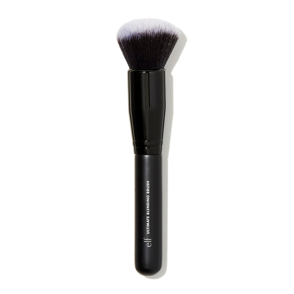 e.l.f. Ultimate Blending Brush front view showing full dome and sleek handle for even application