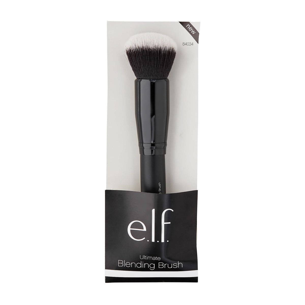 e.l.f. brush applying foundation on cheek for seamless coverage and natural finish