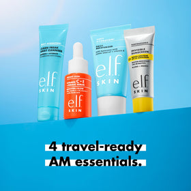 e.l.f. cleanser close-up showing foam texture and gentle cleanse benefit