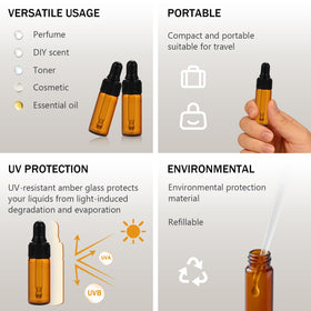 Elfenstall bottles next to a coin for scale showing compact 5ml travel size