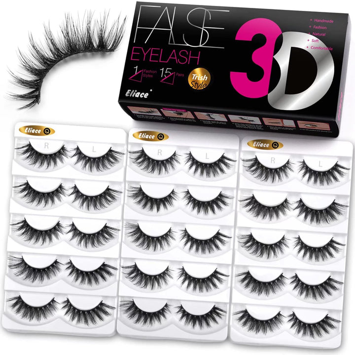 eliace front packaging showing 15-pair pack and branded box benefit easy storage