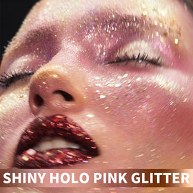 Elitles Made festival lifestyle model wearing long-lasting glitter