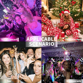 Elitles Made festival lifestyle shot with model wearing glitter for event-ready look