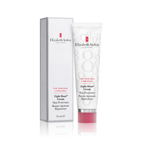 Elizabeth Arden jar front view showing iconic packaging and travel-ready benefit