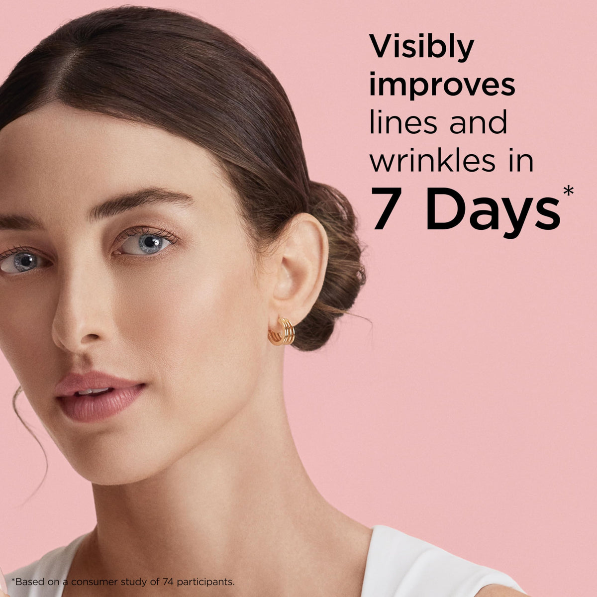 Elizabeth Arden open capsule dispensing serum onto finger, shows precise single-dose delivery