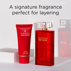 Elizabeth Arden Red Door packaging box view indicating gift-ready presentation