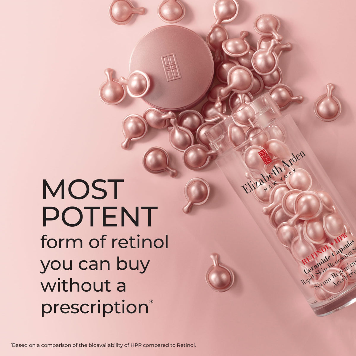 Elizabeth Arden serum on hand during application, demonstrates smooth spreadability benefit