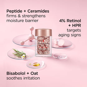 Elizabeth Arden biodegradable capsule material emphasizing eco-conscious design
