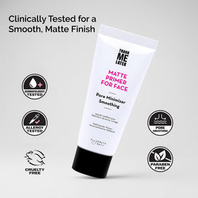 Elizabeth Mott primer swatched on hand demonstrating easy blendability benefit