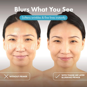 Elizabeth Mott applied on hand demonstrating lightweight, hydrating feel