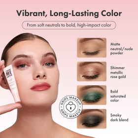 Elizabeth Mott closeup pearl shimmer highlighting brightening benefit