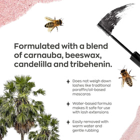 Elizabeth Mott ingredient detail highlighting waxes for long hold