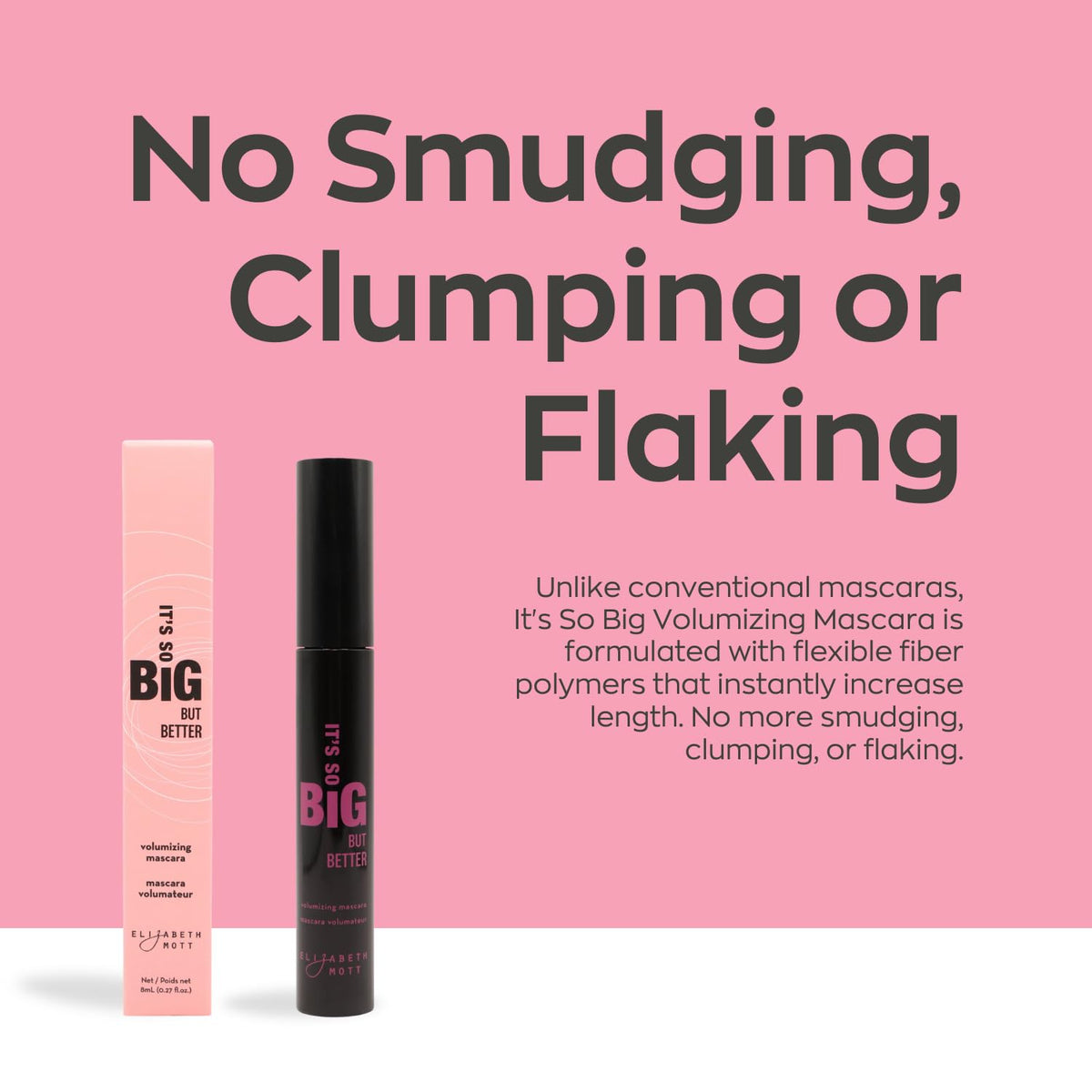 Elizabeth Mott brush with formula showing even coating and separation