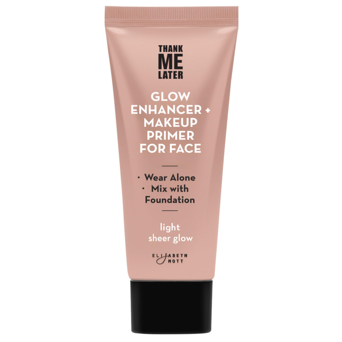 Elizabeth Mott texture close-up showing creamy illuminating formula for hydrated glow