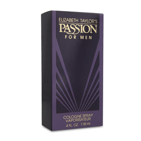 Elizabeth Taylor Passion close-up label detail highlighting classic fragrance identity