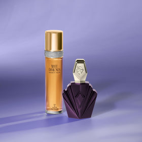 Elizabeth Taylor Passion wooden base and cap detail, emphasizes warm woody base notes